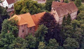 Luftaufnahme des Seckendorff-Schlosses