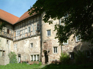 Innenhof Spiegel-Schloss