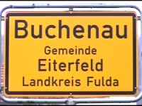 Ortsschild Buchenau